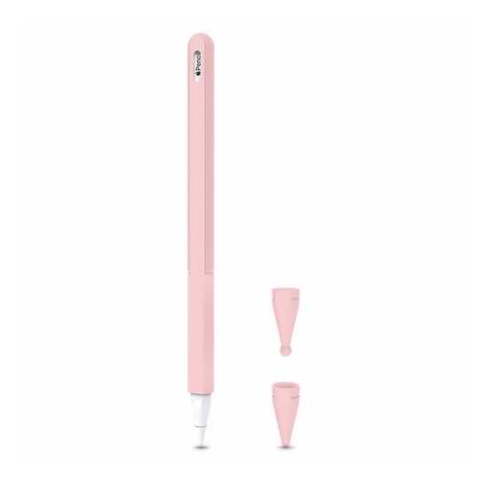 Pokrowiec Etui Case Apple Pencil 2 silikonowy (różowy)