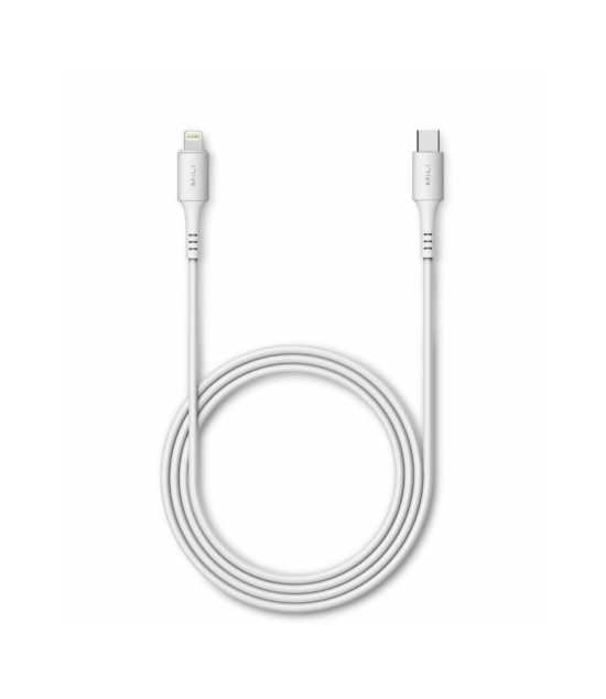 Kabel przewód USB-C - LIGHTNING MFI MiLi 1 m (biały)